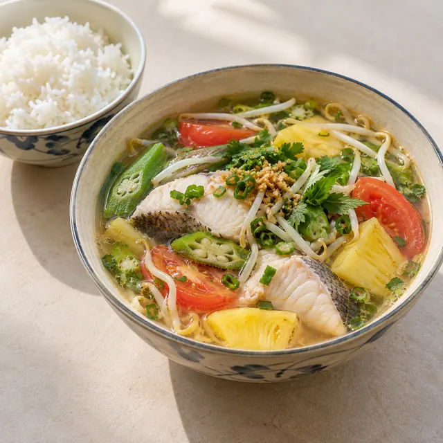 Cơm canh chua cá lóc